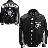 G-III Oakland Raiders Faux Leather Jacket