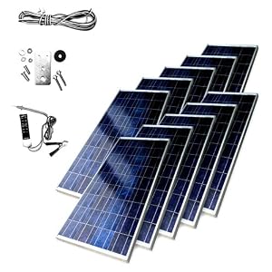Sunforce 39191 123-Watt High-Efficiency Polycrystalline Solar Panel Module (10-Pack)