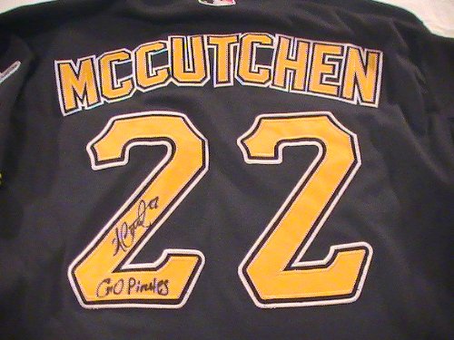 ANDREW MUCCUTCHEN SIGNED AUTOGRAPHED JERSEY PITTSBURGH PIRATES COA