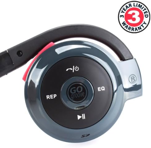 GOgroove BlueVIBE EXS+ (2nd Generation Edition) Bluetooth Stereo Headphones Sport Headset (2014) w/ Newly Improved and Reinforced Band , Integrated Mic & Onboard Controls - Works with Smartphones , Tablets , Bluetooth MP3 Players and more!