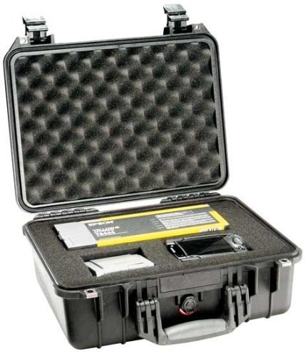 Pelican 1450 Watertight Hard Case Without Foam Insert - Black