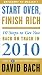 Start Over, Finish Rich: 10 Steps to Get You Back on Track in 2010
