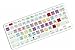 DHZ Adobe Premiere Pro CC Shortcuts Silver Style Keyboard Skin Silicone Hotkeys Keyboard Cover for Macbook Air 13 & Macbook Pro 13 15 17 (US / European ISO Keyboard)and iMac Wireless Keyboard