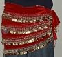 Hungry Hip Scarves, Deluxe Velvet Blue