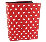 Paperchase Fabric Photo Album. Red Polka Design