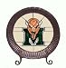 Marshall Thundering Herd Stained Glass Charger with Stand