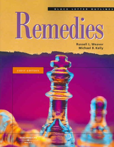 Black Letter Outline on Remedies
