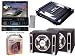 Pyle Mega DVD/Amplifier/Subwoofer/Installation Package for Car/Truck/SUV - PLTS77DU 7-Inch Single-DIN In-Dash Motorized TFT/LCD Touchscreen Monitor Receiver with DVD/CD/MP3/MP4/USB/SD/AM-FM/RDS + PLA2200 2-Channel 1400w Bridgeable Mosfet Amplifier + Pair of 10