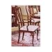 Kitchen & Housewares : Set of 4 Natural & White Finish Wood Arrow Back Windsor Dining Chairs