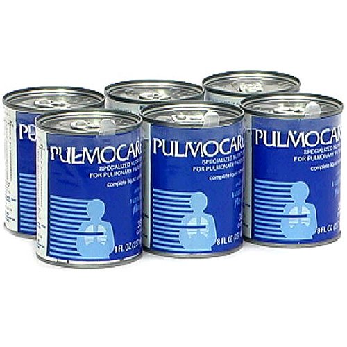 Pulmocare Liquid Nutrition for Pulmonary Patients, Vanilla, Case of 24 Cans- each 8 Fluid Ounces (237 ml)