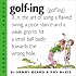 Golfing: A Duffer's Dictionary