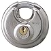 Master Lock 40DPF Round Padlock with Shielded Shackle, 2-3/4-Inch, Stainless Steel