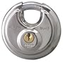 Master Lock 40DPF Round Padlock with Shielded Shackle, 2-3/4-Inch, Stainless Steel