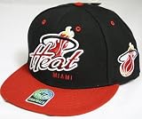 Miami Heat NBA 47 Brand Vintage Black Tricky Lou MVP Snap Back Hat