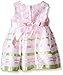 Bonnie Baby Baby Girls' Ribbon Dress and Panty, Pink, 3-6 Months