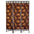 Three Panel Screen Black Matrix Design By Coaster Furniture