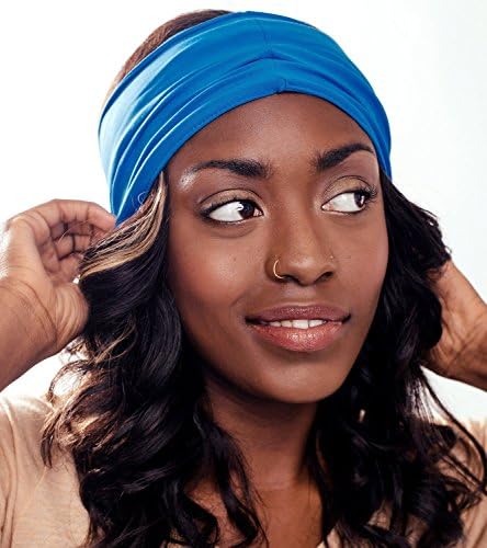 ESDAR Headband for Men &amp; Women - Multi Style Athletic Moisture Wicking Sweatband - Stretchy Breathable Headwear for Sports - Workout - Yoga or Fashion - Super Comfortable and Soft Hair Accessories