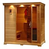 IMAGE OF Blue Wave HeatWave Monticello 4-Person Ceramic Infrared Sauna