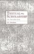Textual Scholarship: An Introduction (Garland Reference Library of the Humanities, Vol 1417)