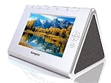 Sungale CA700VCR 7-Inch Digital Frame with Video Clock and Radio (White)