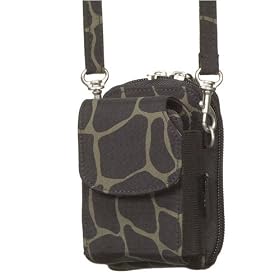 Baggallini Phone PDA Case Zebra Print by Baggallini