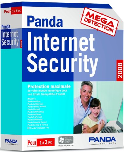 Panda Internet Security 2008 - complet (3 postes, 1 an)
