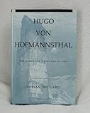 Hugo von Hofmannsthal : poets and the language of life