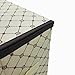 Storage Box, Foldable Non-woven Fabric Flip Top Lidded, White, Middle
