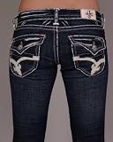 Laguna Beach Jean Women's Aliso Beach White Stitch Straight Leg Denim Size 29