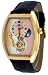 Adee Kaye #AK8024-MG7 Men's Motif 3-D Sun Moon Partial Skeleton Automatic Watch