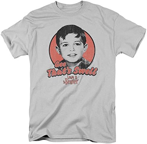 Men's Leave It to Beaver Up to Something Heather Adult T-Shirt