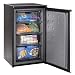 Kitchen & Housewares : Coolzone Undercounter Freezer CZ51070 (Black and Stainless Steel look)