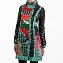 Desigual Mi Musa Mantel schwarz
