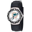 NFL Men's FDV-MIA Agent Series Miami Dolphins Velcro Watch