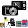 Vivitar Vivicam 8.1MP Black High Definition Digital Camera Plus 2GB Accessory Bundle