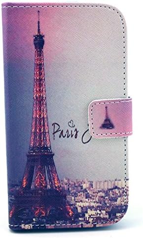 For HTC DESIRE 500 Case,[XYX] Paris Eiffel Tower Graphic,Fashion Synthetic Leather Wallet Credit Flip Stand Bracket Case With TPU Case Cover For HTC DESIRE 500 + cellphone mount (will not fit HTC DESIRE 510)