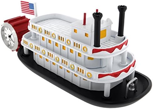 Paddle Wheeler Boat Collectible Desktop Mini Clock