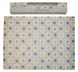 Scented Baby Nursery Drawer Liners Train Print - Baby Powder Scent