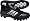 Black/Black/Metallic Silver