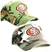 San Francisco 49ers Camouflage Baseball Cap - 2-Pack