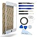MMOBIEL Front Glass for iPhone 6 Plus / 6S Plus Series (White) Display Touchscreen incl Tool Kit / Pre-cut Sticker / Tweezers / Roll of 2mm Adhesive Tape / Suction Cup / Metal Wire / cleaning cloth