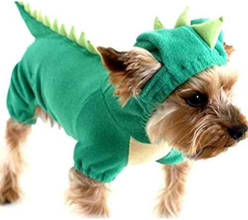 Sunsen Pet Puppy Dog Dinosaur Jumpsuit Pajamas Coat Shirts Jacket Jumper