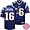 Men's Matt Cassel #16 New England Patriots NFL Equipment Replica Football Jersey by Reebok (Navy-Whi(Size=SMALL)
