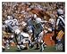 Earl Morrall and Mercury Morris Miami Dolphins - Handoff - Autographed 8x10 Photograph with 17-0 Inscription