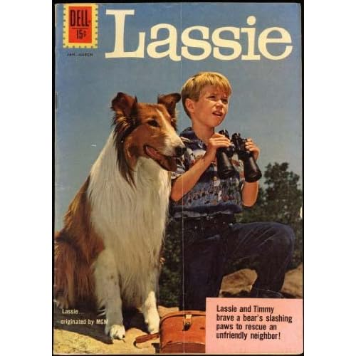 Lassie  Timmy Martin on Lassie  Dell Comic Issue  56 January March 1962   Photo Cover Of Timmy