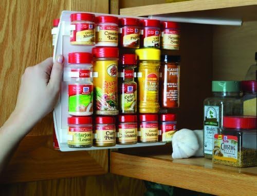 SpiceStor Organizer Spice Rack 40 Clip 10.75D x 10.25H by SpiceStor