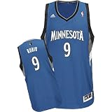 adidas Minnesota Timberwolves Ricky Rubio Youth (Sizes 8-20) Revolution 30 Swingman Road Jersey