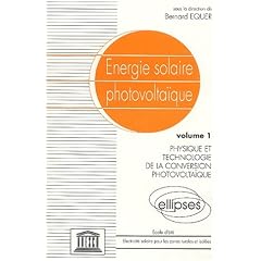 Energie solaire photovolta�que