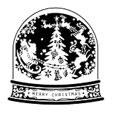 Inkadinkado Cling Stamp, Snow Globe