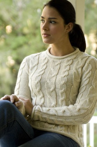 Click here to buy Alpaca Cable Knit Sweater.